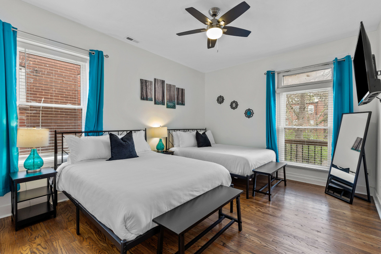 Bedroom 3, Expansive Downtown Home | JZ Vacation Rentals, Saint Louis
