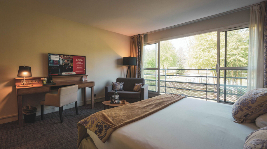 Bedroom 2, Forges Hotel, Seine-Maritime