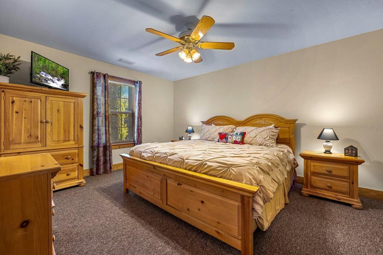 Bedroom 2, Poplar Point Condo Unit 12C - Two Bedroom Condo, Sevier