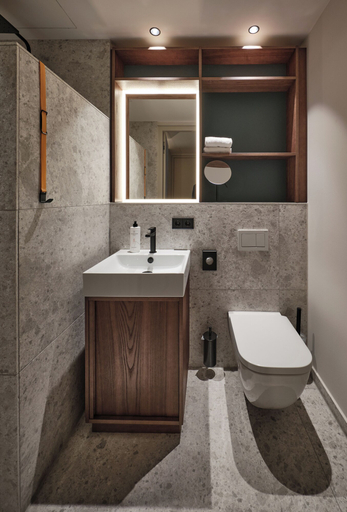 Bathroom 5, The Zipper Hotel & Apartments, Düsseldorf