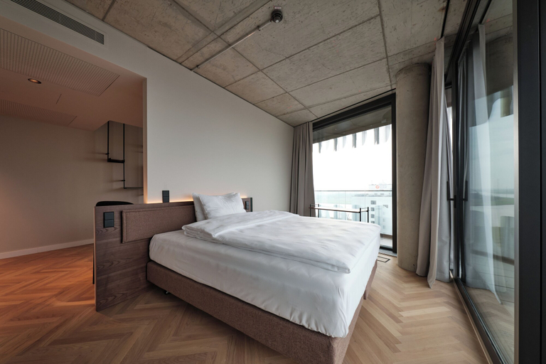 Bedroom 3, The Zipper Hotel & Apartments, Düsseldorf