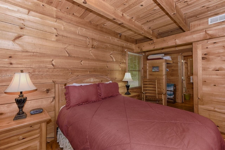 Bedroom 2, Whisper Creek 2 Bedroom Cabin by RedAwning, Blount