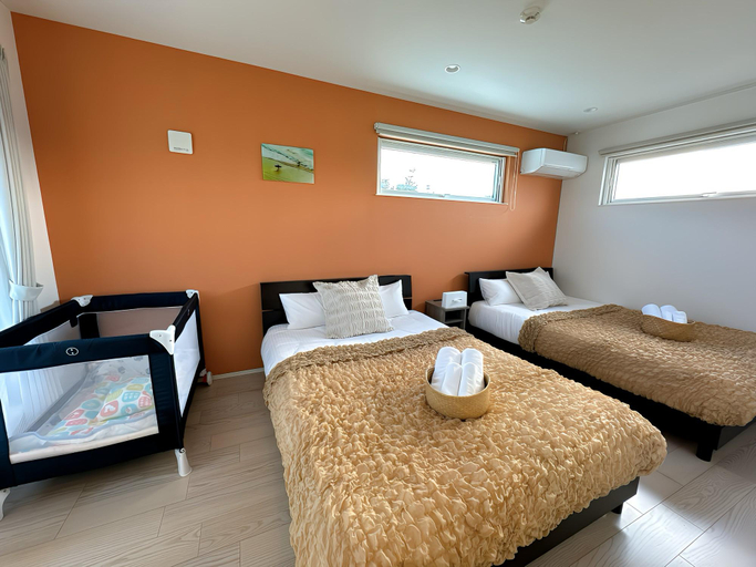 Bedroom 2, Okinawa Pool Villa Onnani/沖縄プールヴィラ恩納7I, Onna