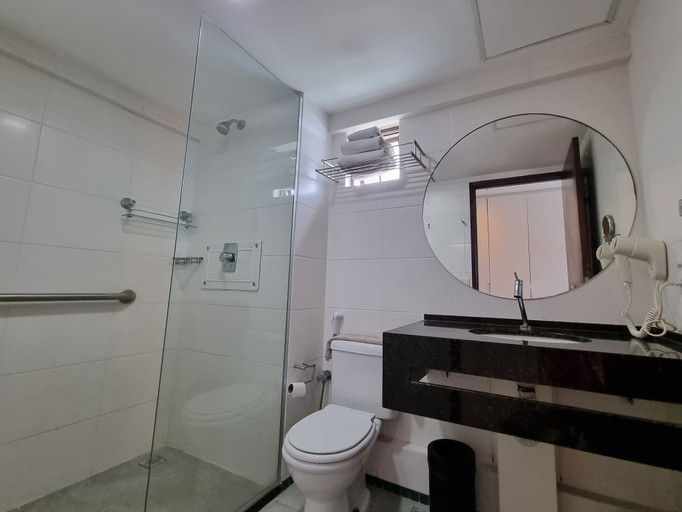 Bathroom, Flat Frente Mar R608, Maceió (capital)