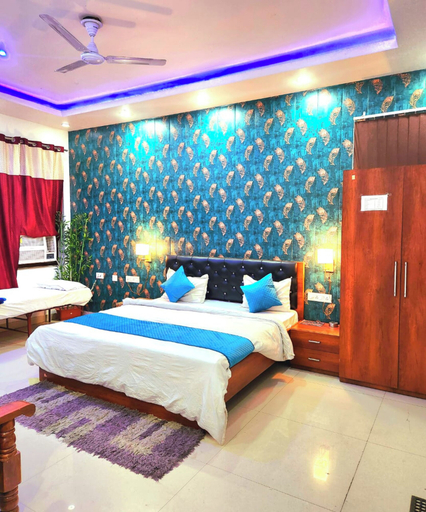 Bedroom 3, Goroomgo Maujis Villa Guest House Prayagraj, Kaushambi