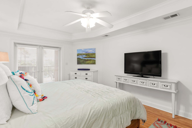 Bedroom 3, Brass Rail Tybee Vacation Rentals, Chatham