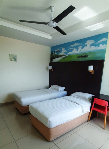 Bedroom 3, Sipadan Inn Service Apartments Semporna, Semporna