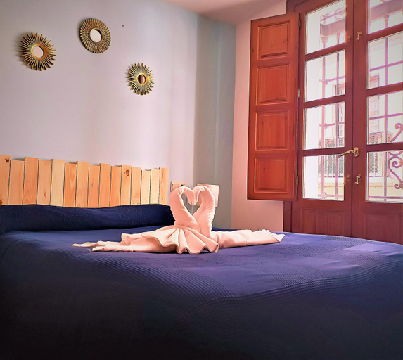 Bedroom 2, Nasrid Riverside - Apartamento 1 dormitorio en Paseo de los Tristes - Centro historico, Granada
