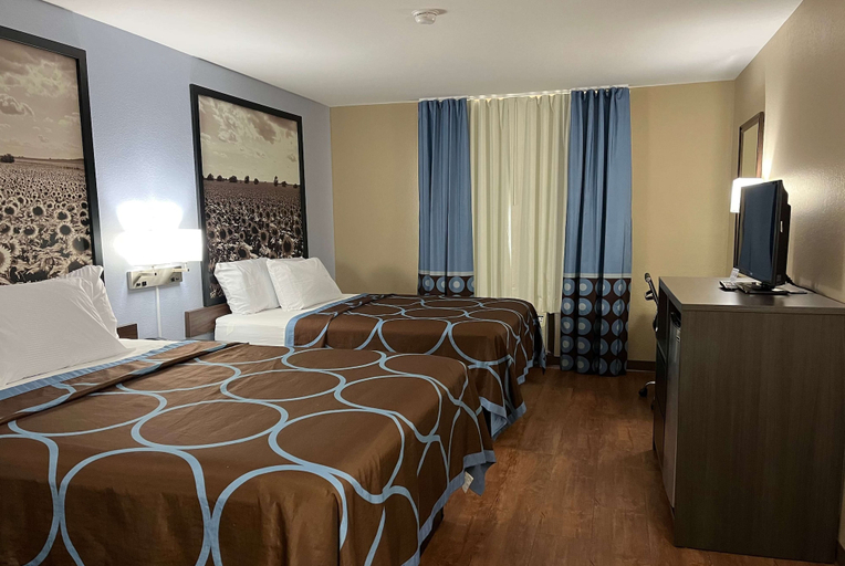 Bedroom 3, Super 8 by Wyndham Independence KS, Montgomery