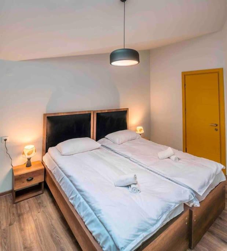 Bedroom, Sunny Rooftop Room on Rustaveli with Skylight Central Stay, Tbilisi