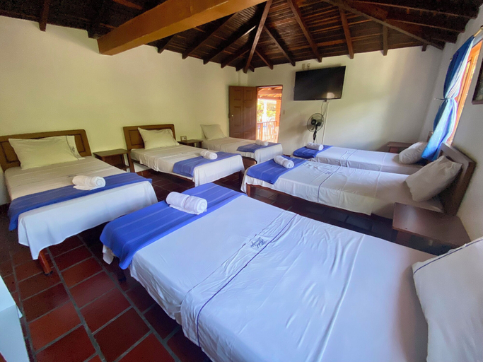 Bedroom 3, Hotel Campestre Davilejas, Curití