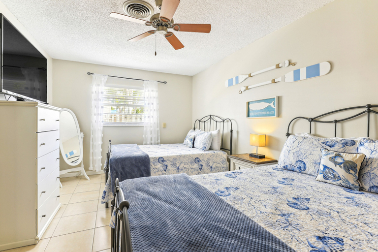 Bedroom 3, Jensen Beach Home Walk to Beach Access!, Saint Lucie