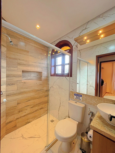 Bathroom, Apartamento Cantinho Maria Rosa, Gramado