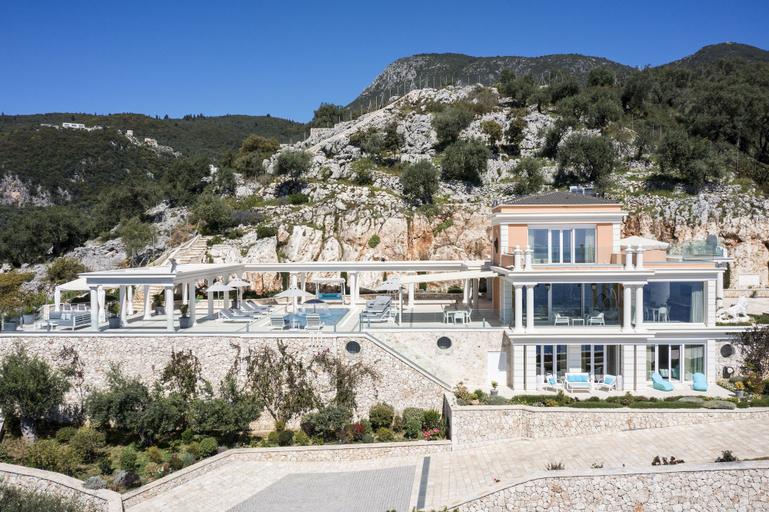 Exterior & Views 2, Villa Monte Leone by Konnect with Pool, Hot Tub, Spa Room & Stunning Seaview, Ionian Islands