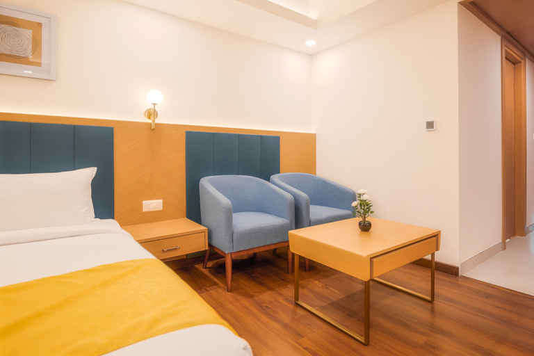 Bedroom 3, Hotel Turmeric, Erode
