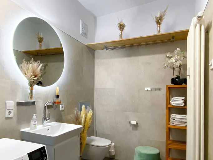 Bathroom 2, Exklusives City Apartment Nature, Leipzig