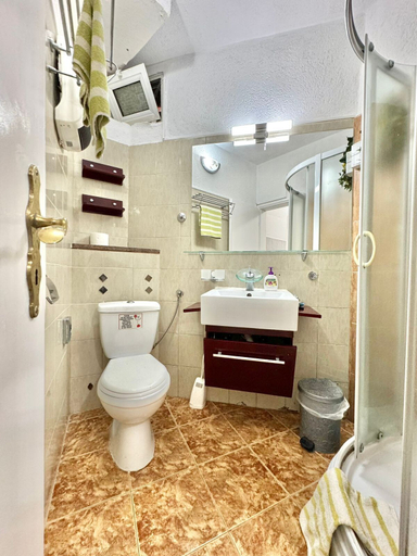 Bathroom 5, Sun Rose apartments Sveti Stefan