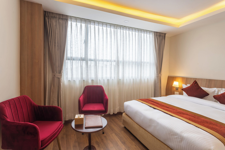 Bedroom 3, Hotel Crystal Pashupati, Near Airport & Pashupatinath, Bagmati
