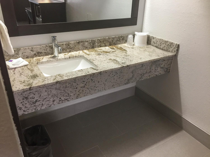 Bathroom 4, モーテル 6 バーンズビル、ミネソタ, Dakota
