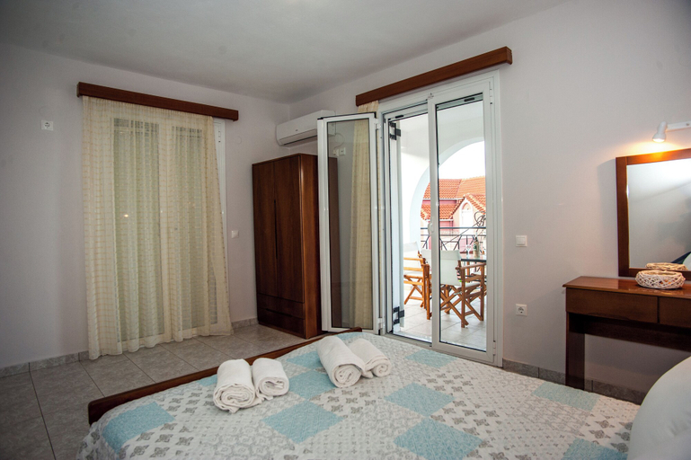 Bedroom 3, Captain Georgio Apartments, Ionian Islands
