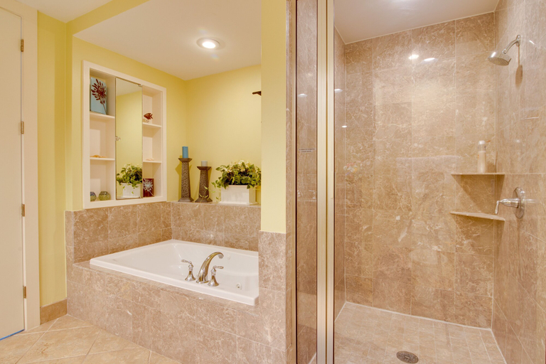 Bathroom 2, South Padre Island Condo - Walk to the Beach!, Cameron