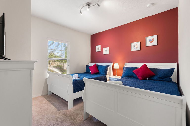 Bedroom 3, Lucky Find @ Lucaya Resort By Shine Villas #713 3 Bedroom Townhouse, Osceola