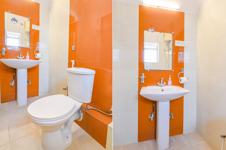 Bathroom, FabHotel S Residency, North 24 Parganas