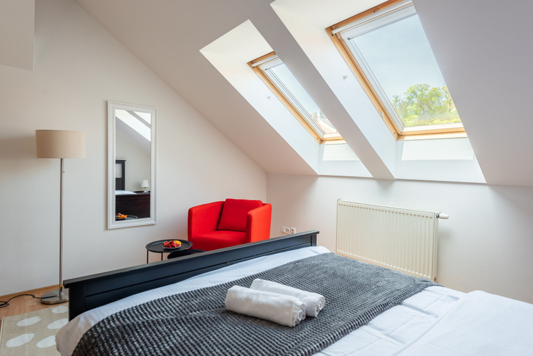 Bedroom 3, Modern apartment on Graficka, Praha 5