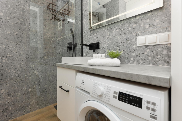 Bathroom 2, Wola Business Studios Kasprzaka by Noclegi Renters, Warsaw