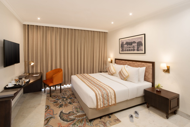 Bedroom 3, Brij Eternity, Vrindavan by Leisure Hotels, Mathura