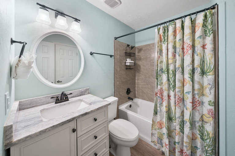 Bathroom, Inlet Dunes 105 1 Bedroom Condo by RedAwning, Walton