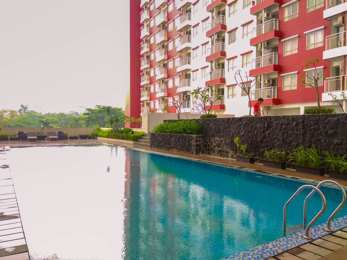 Exterior & Views, Homey Studio Room At Taman Melati Margonda Apartment, Depok