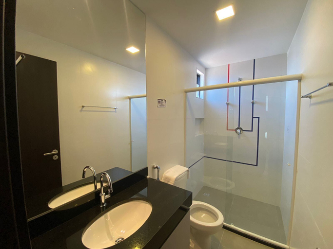 Bathroom, Edificio Liv P.Verde Apto 1108, Maceió (capital)