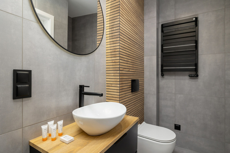 Bathroom 3, Kościuszki Apartment Katowice by Renters, Katowice City