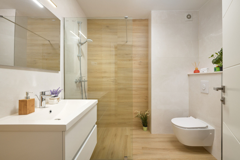 Bathroom, Sun Spalato Residence, Makarska