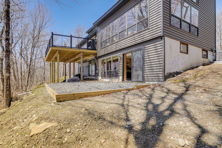 Exterior & Views 2, Deck & Game Room: Family Wilmington Retreat, Windham