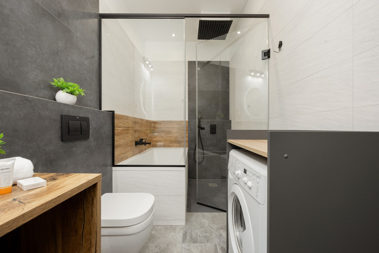 Bathroom 4, Warsaw Apartment With Terrace by Renters, Warsaw