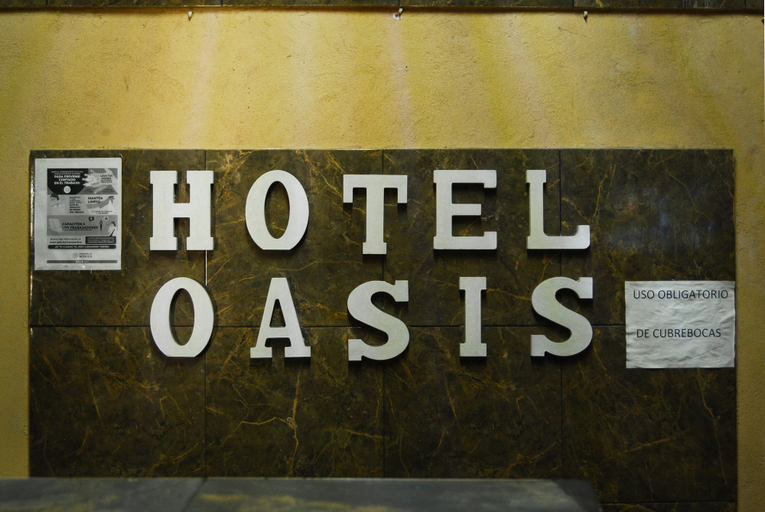 Interior entrance, OYO Hotel Oasis, Monterrey