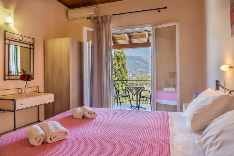 Bedroom 3, Ziogas Luxury Apartments, Ionian Islands