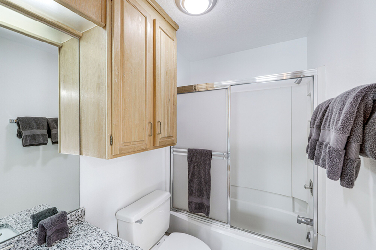 Bathroom 4, Angel Fire Resort Condo, 400 Feet to Chile Express, Colfax