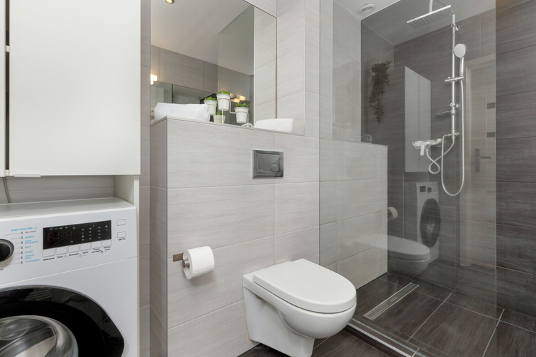Bathroom 3, Łąkowa Apartment Gdańsk by Renters, Gdańsk City