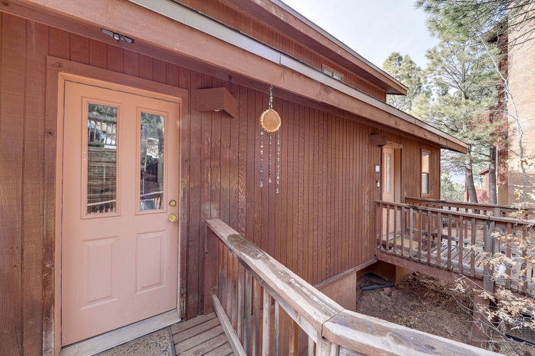 Exterior & Views 2, Angel Fire Resort Condo, 400 Feet to Chile Express, Colfax