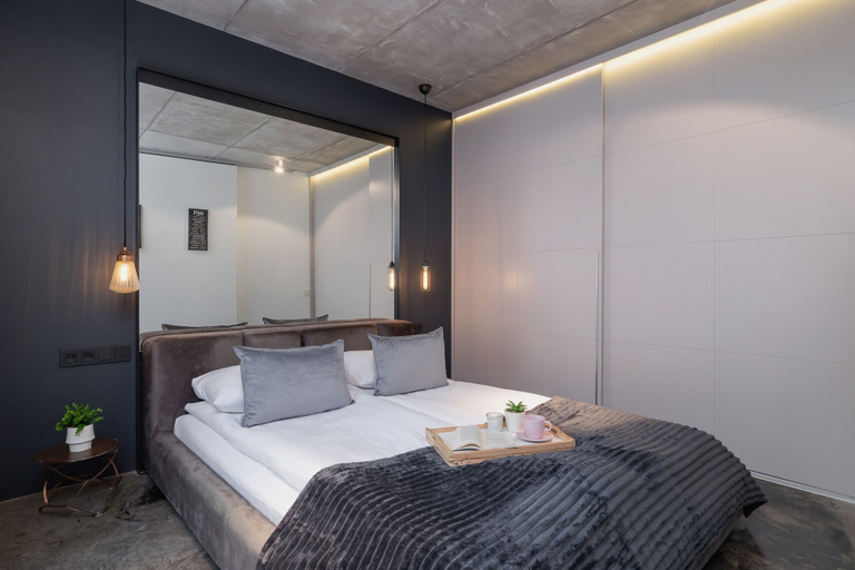 Bedroom 3, Apartment in Cracow Center by Renters, Kraków City