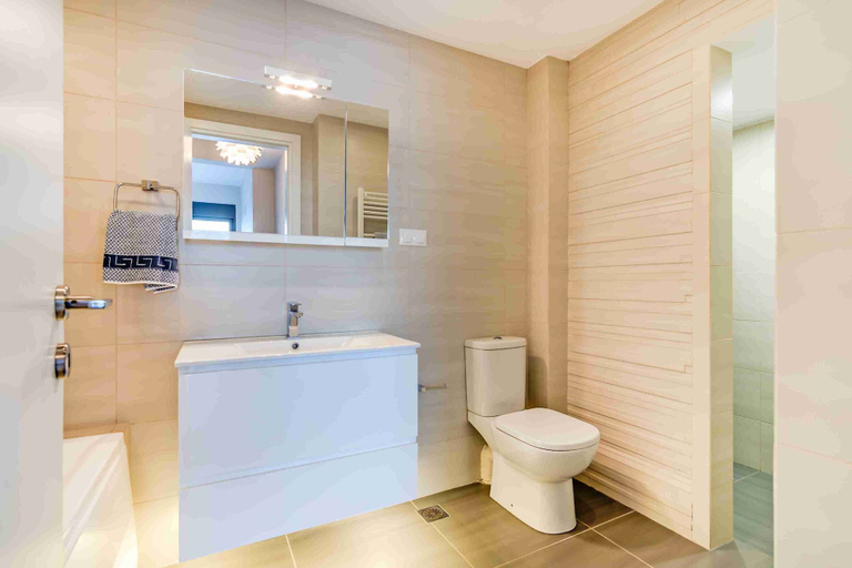 Bathroom 3, A Gorgeous Villa in Kokkino Horio, Crete