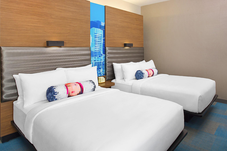 Bedroom 3, Aloft Beachwood, Cuyahoga