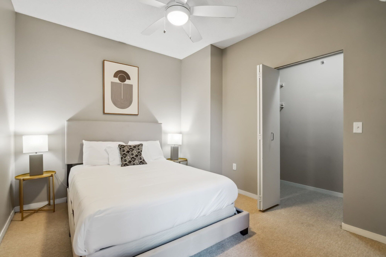 Bedroom 3, CozySuites at Mill District, Hennepin