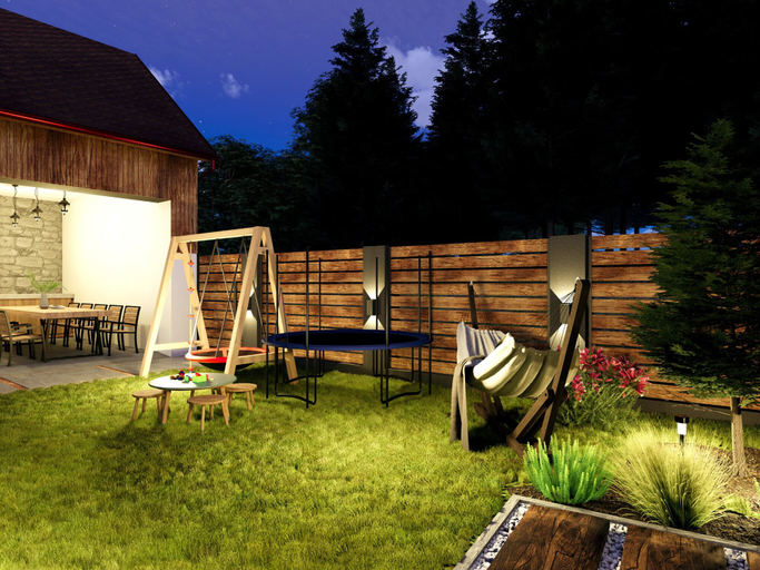 Children's play area - outdoor 3, Holiday Home Villa Mavi, Brinje