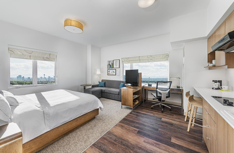 Bedroom 3, Element by Marriott Calgary Airport, Division No. 6