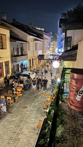 Terrace/patio, Callisto Pub & Kitchen & Hotel, Antalya