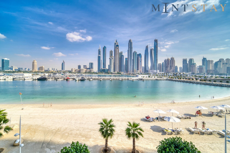 Room 5, Beach Access Serene Balcony in Emaar Beachfront, Dubai